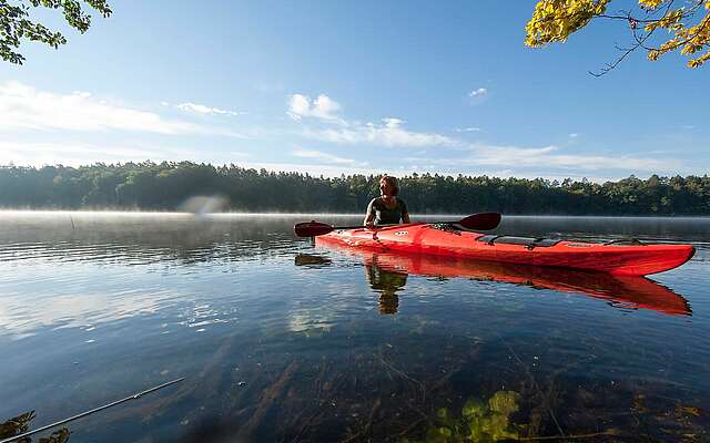 Kanutour im Naturpark Uckermärkische Seen