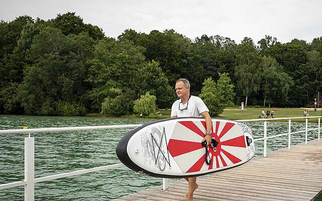 Stand up Paddling auf dem Werbellinsee