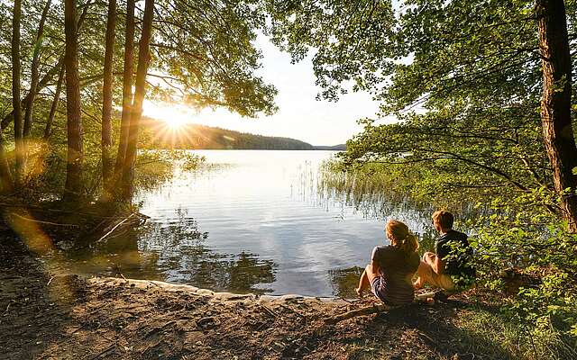 Wanderer am Roofensee
