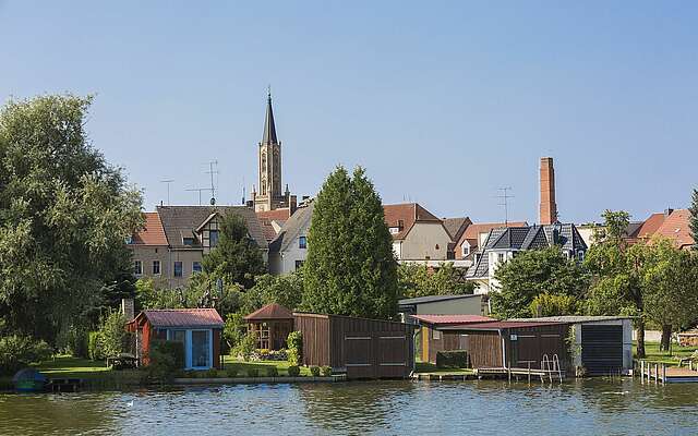 Blick auf Fürstenberg/Havel