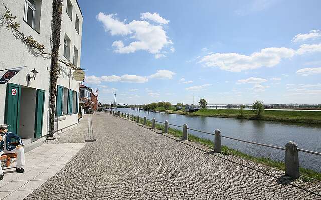 An der Elbe in Wittenberge