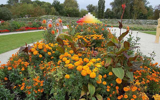 Blütenpracht zur Landesgartenschau im Schlosspark Oranienburg