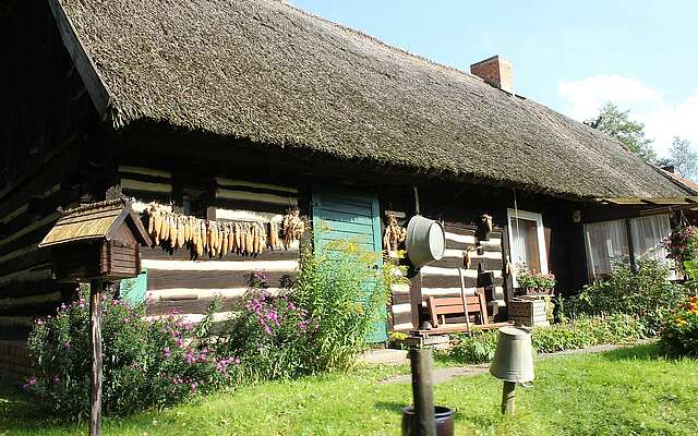 Hütte im Freilandmuseum Lehde
