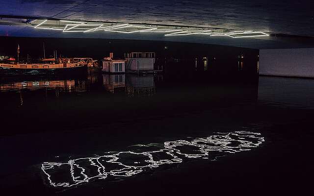Lichtinstallation Habulamond