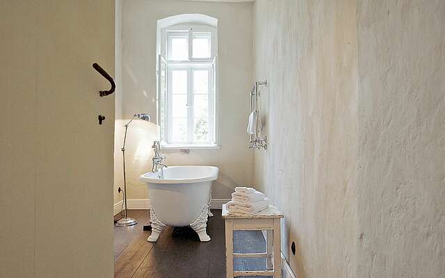 Badezimmer im Pfarrhaus Mödlich