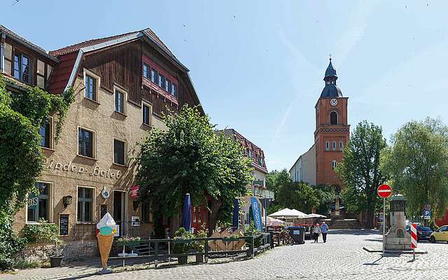 Marktplatz in Buckow