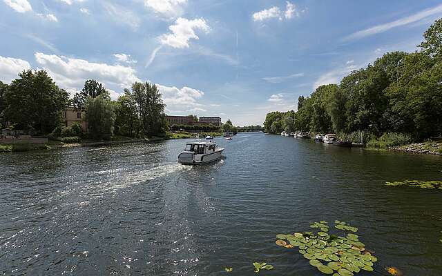 Mit dem Boot unterwegs in Brandenburg an der Havel