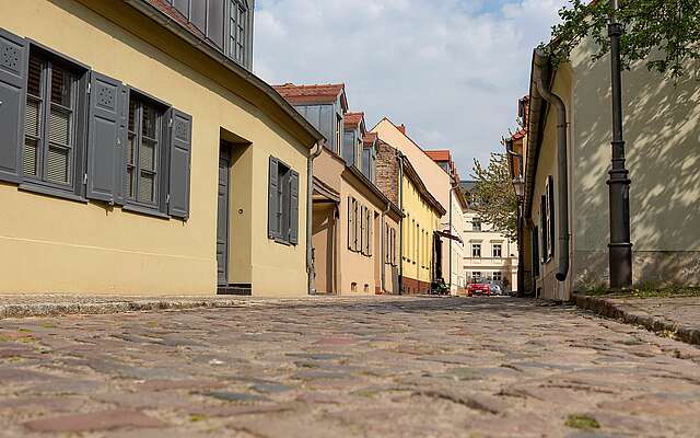 Gasse in Werder an der Havel