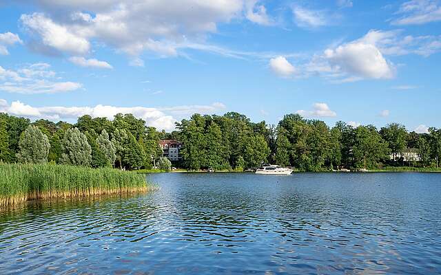 Motorboot auf dem Scharmützelsee