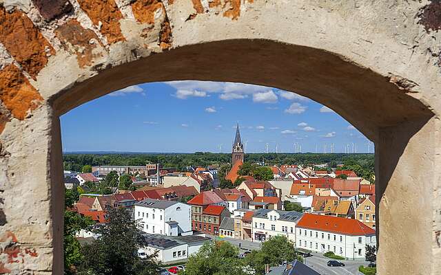 Blick vom historischen Lubwartturm in Bad Liebenwerda